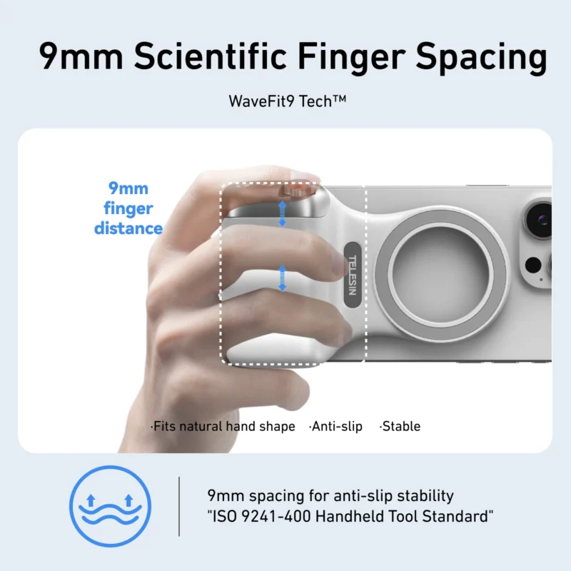 Telesin Magnetic Grip (Compatible with Magsafe Devices and any Magnetic Enabled Phones)