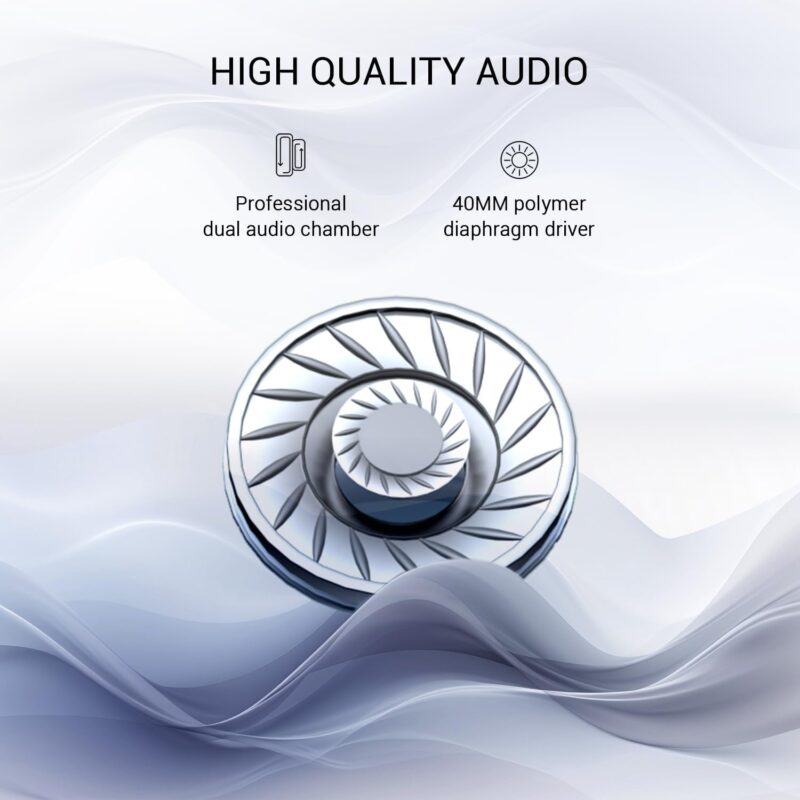 OneOdio Focus A10 (Hybrid Active Noise Cancelling Headphones, Hi-Res Audio, 50hrs Playtime with Speed Charge)