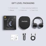 OneOdio Focus A10 (Hybrid Active Noise Cancelling Headphones, Hi-Res Audio, 50hrs Playtime with Speed Charge)