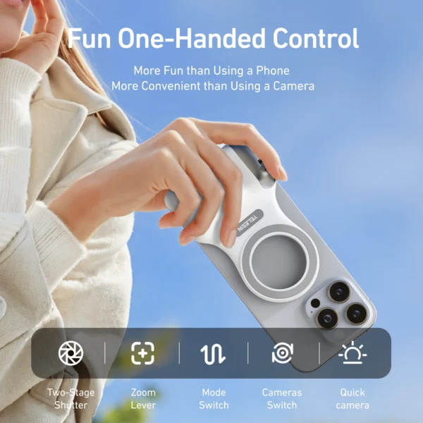 Telesin Magnetic Grip (Compatible with Magsafe Devices and any Magnetic Enabled Phones)