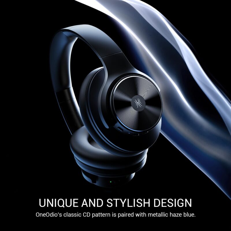 OneOdio Focus A10 (Hybrid Active Noise Cancelling Headphones, Hi-Res Audio, 50hrs Playtime with Speed Charge)