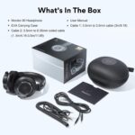OneOdio Monitor 80 (Wired Over Ear Headphones for Professional Studio Applications, 250 Ohm, Velvet Earpads, Sound Isolation)