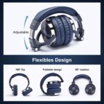 OneOdio Studio Pro 10 (Over-Ear Wired Headphones, Compatible with Studio Monitors & DJ Sets, 50mm Neodymium Drivers, 3.5mm/6.35mm Jack)