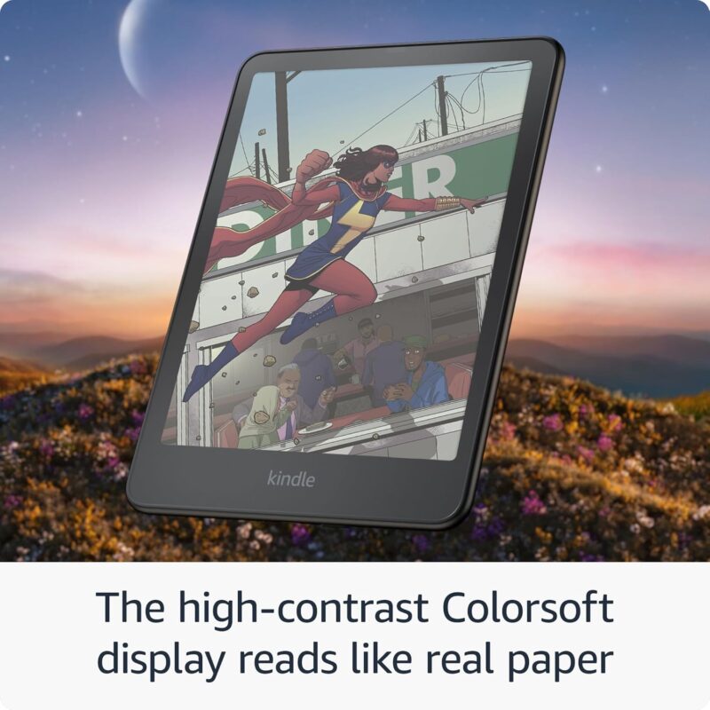 Amazon Kindle Colorsoft Signature Edition 32GB (With Color Display, Wireless Charging, Auto-Adjusting Light and Long Battery Life)