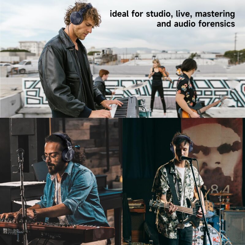 OneOdio Studio Pro 10 (Over-Ear Wired Headphones, Compatible with Studio Monitors & DJ Sets, 50mm Neodymium Drivers, 3.5mm/6.35mm Jack)