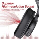 OneOdio Fusion A70 (Bluetooth Over Ear Headphones, Hi-Res, Built-in Mic, 3.5mm/6.35mm Wired Audio Jack for Studio Monitor & Mixing)