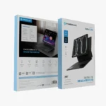 Powerology Smartcase Pro+ Wireless Keyboard Case for iPad Pro 13” M4 (Built-in 500mAh Battery, Type-C Fast Charging, Backlit Keyboard)