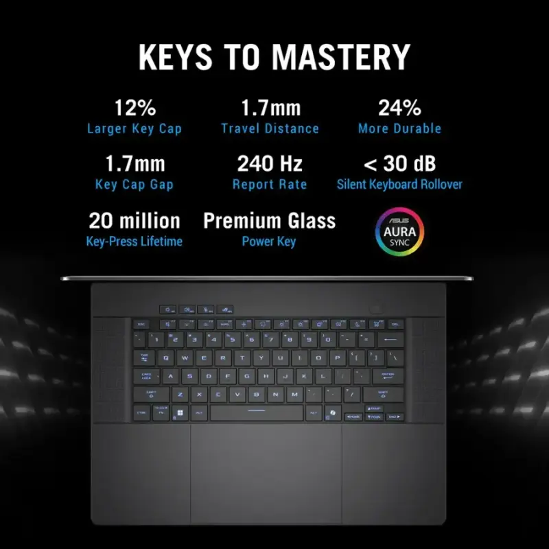Asus ROG Zephyrus G16 (2025) GU605CR-QR161 (Core Ultra 9 285H, 64GB/1TB, 16-inch 240Hz, RTX5070Ti)