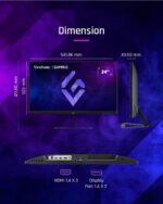 ViewSonic VX2479-HD-PRO (24-inch Full HD Monitor, 1ms MPRT Response Time, 180Hz)