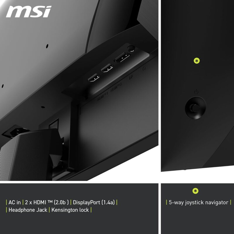 MSI MAG 255XF (25-inch FullHD Gaming Monitor, 0.5ms, 300Hz, HDR Support)