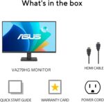 Asus VA279HG (27-inch FullHD Monitor, 99% sRGB, 120Hz, 1ms)