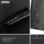 MSI MAG 276CXF (27-inch FullHD Curved Gaming Monitor, Rapid VA, 280Hz, 0.5ms, AI Vision)