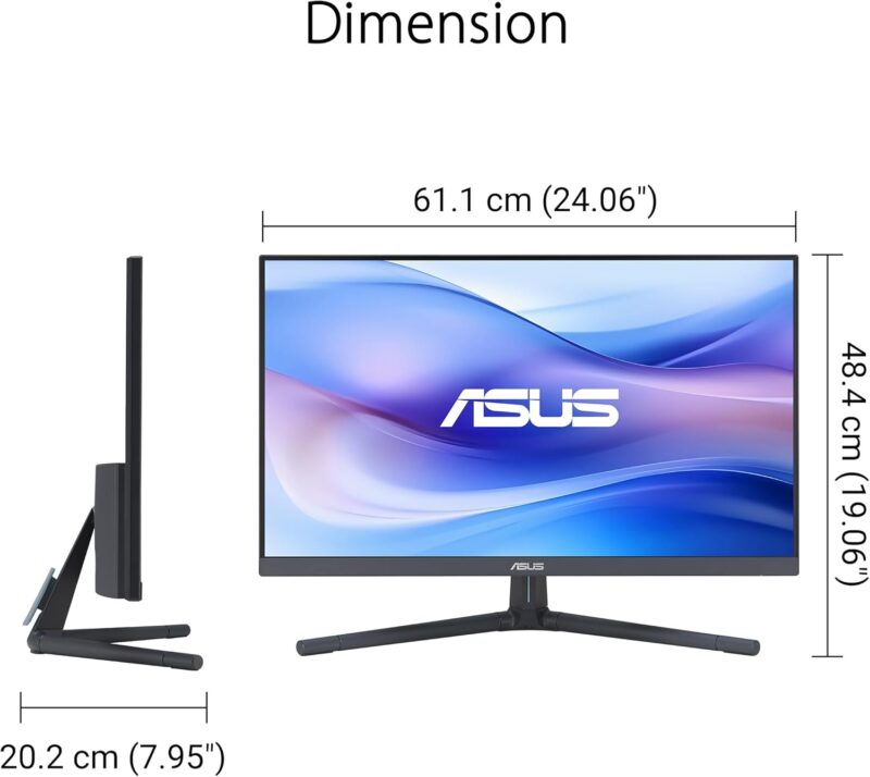 Asus VU279CFE-G (27-inch FullHD Monitor, 100Hz, Adaptive-Sync)