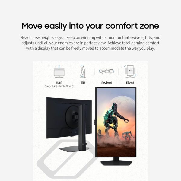 Samsung Odyssey G5 G50D (27-inch QHD Gaming Monitor, Flicker Free, 1ms, 180Hz)