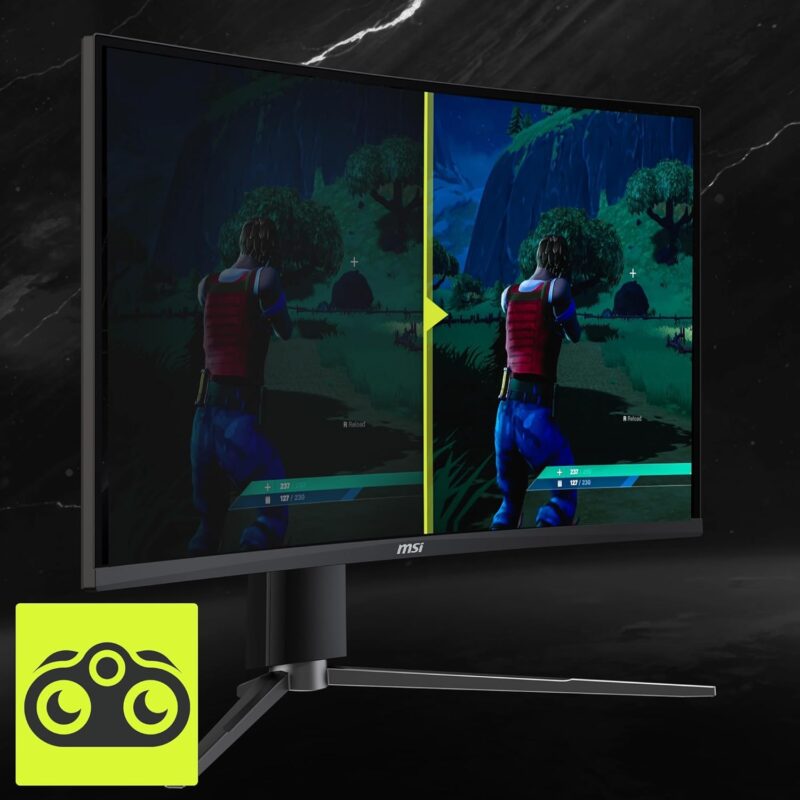 MSI MAG 27CQ6PF (27-inch WQHD Gaming Monitor, Rapid VA, 180Hz, 0.5ms, HDR Ready, 1500R)