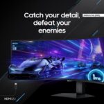 Samsung Odyssey G9 G95C (49-inch DQHD Gaming Monitor, 1000R, 0.03ms, 240Hz DisplayHDR 1000)