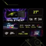 MSI MAG 274CXF (27-inch FullHD Curved Gaming Monitor, 0.5ms, 280Hz)
