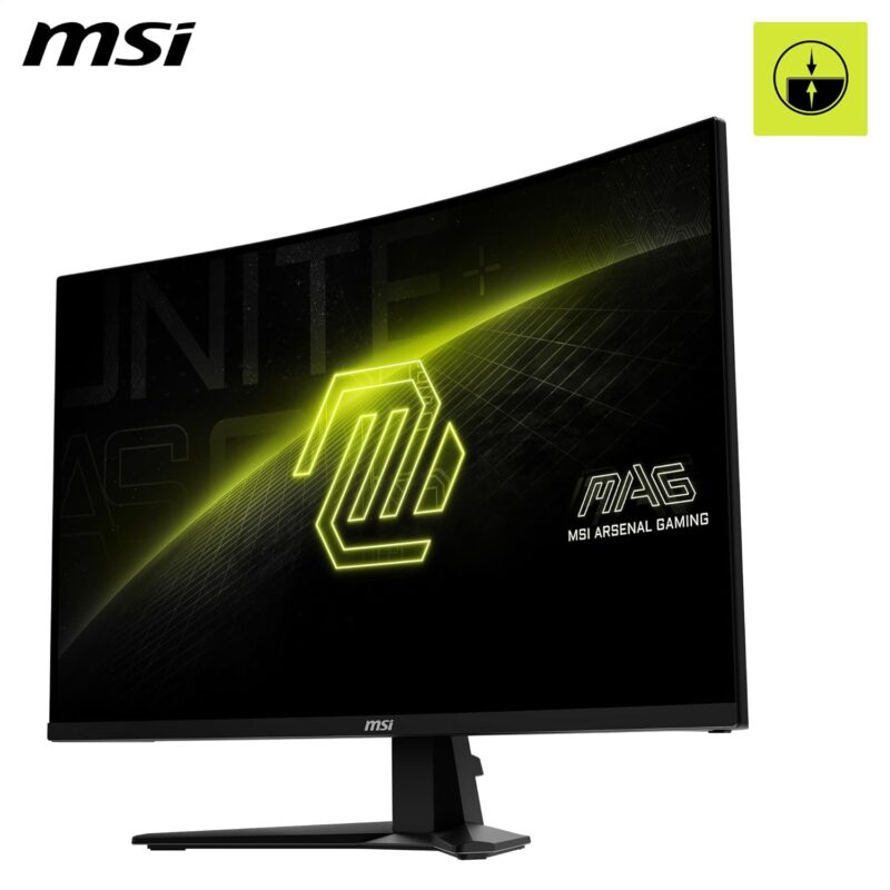 MSI MAG 276CXF (27-inch FullHD Curved Gaming Monitor, Rapid VA, 280Hz, 0.5ms, AI Vision)