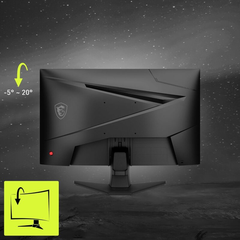 MSI MAG 244C (24-inch FullHD Curved Gaming Monitor, 1500R, VA, 180Hz, 1ms, HDR Ready)