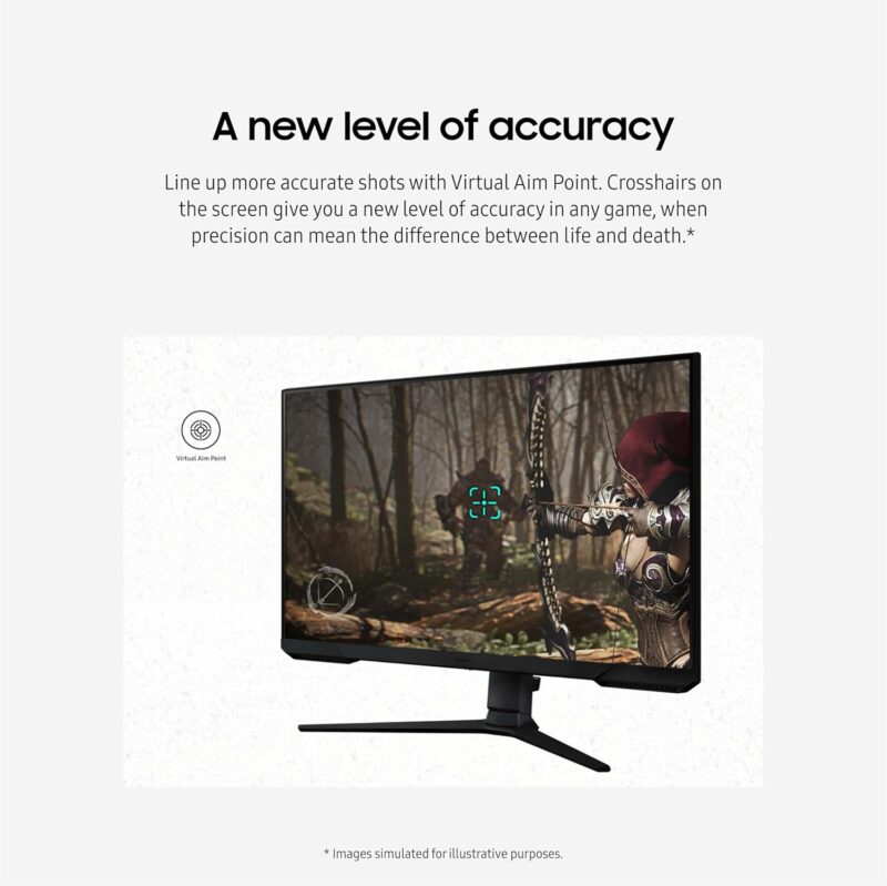 Samsung Odyssey G3 G30D (24-inch FullHD Gaming Monitor, VA Panel, 1ms, 180Hz, HDR10)
