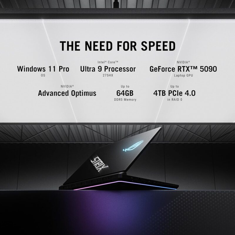 Asus ROG Strix SCAR 16 (2025) G635LX-S5156 (Core Ultra 9 275HX, 32GB/1TB, 16-inch 240Hz, RTX5090) – SOON
