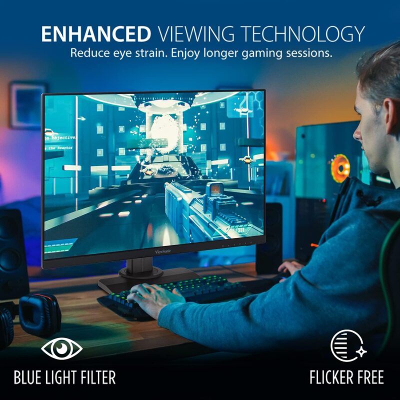 ViewSonic XG2431 (24-inch Full HD Gaming Monitor, Blur Busters, VESA DisplayHDR 400, 240Hz)