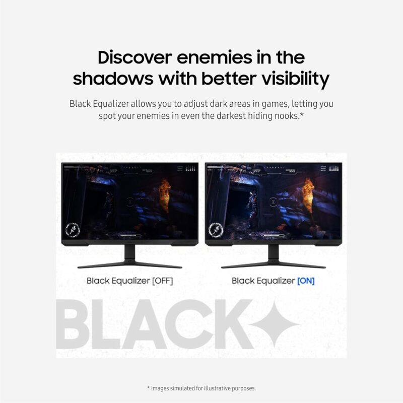 Samsung Odyssey G3 G30D (24-inch FullHD Gaming Monitor, VA Panel, 1ms, 180Hz, HDR10)
