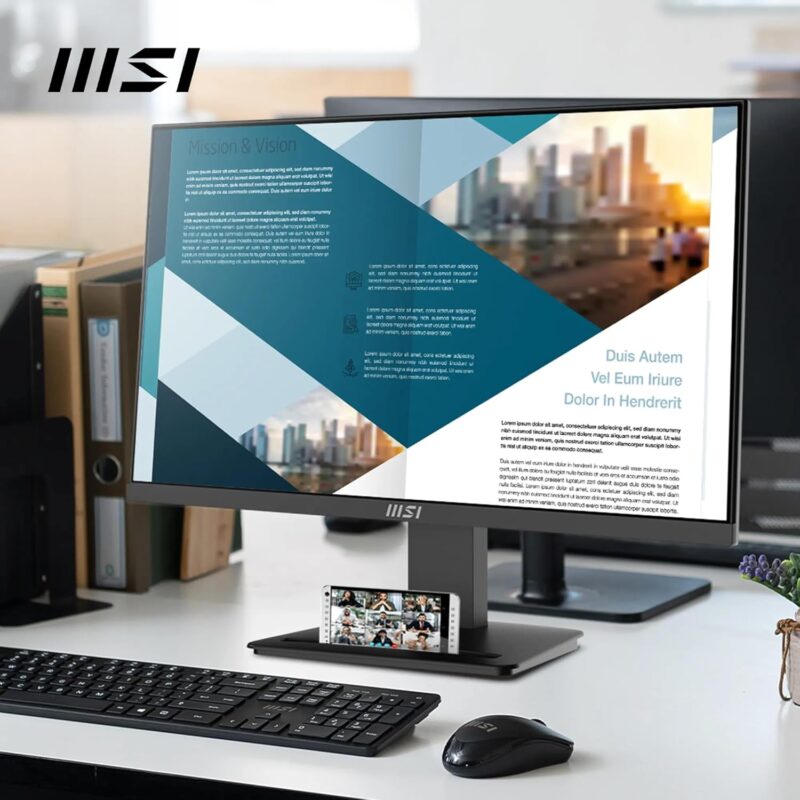 MSI PRO MP2412 (24-inch FullHD Monitor, 100Hz, 1ms, Eye-Q Check)