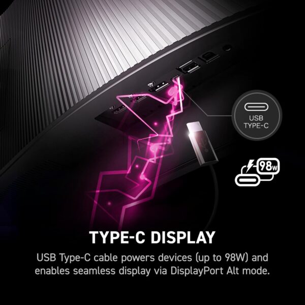 MSI MPG 491CQPX (49-inch QD-OLED DQHD Gaming Monitor, 240Hz, 0.03ms, OLED Care 2.0, 1800R)