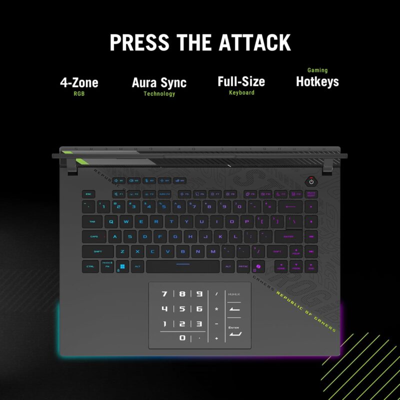Asus ROG Strix G16 (2025) G614FR-S5184 (AMD Ryzen 9-9955HX, 16GB/1TB, 16-inch 240Hz, RTX5070ti)