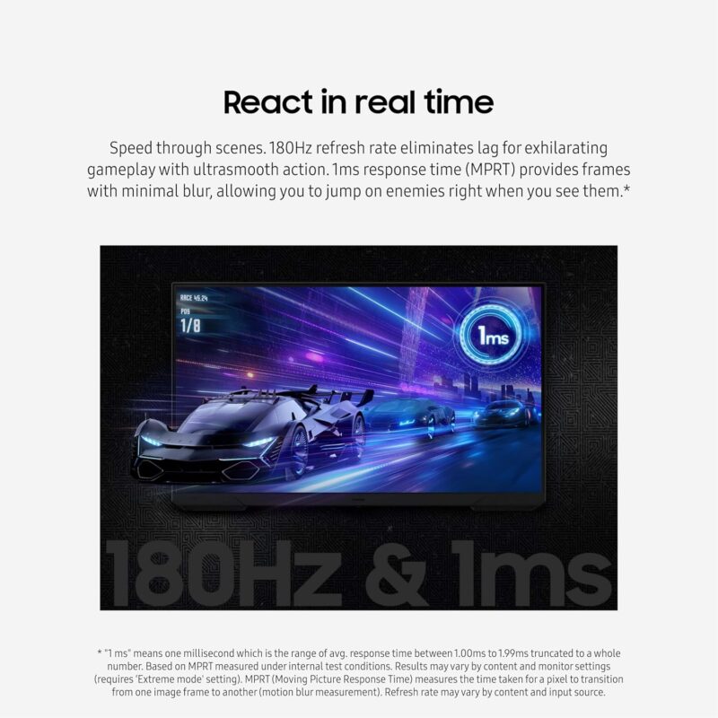 Samsung Odyssey G3 G30D (24-inch FullHD Gaming Monitor, VA Panel, 1ms, 180Hz, HDR10)