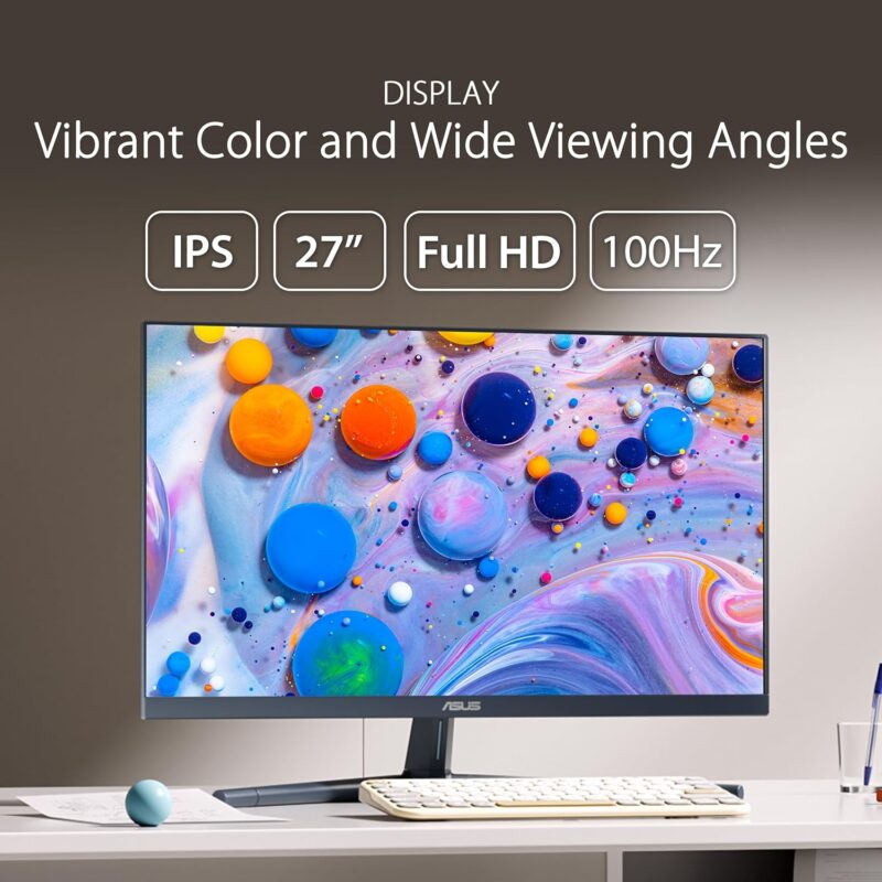 Asus VU279CFE-G (27-inch FullHD Monitor, 100Hz, Adaptive-Sync)