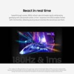 Samsung Odyssey G5 G50D (27-inch QHD Gaming Monitor, Flicker Free, 1ms, 180Hz)