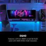 MSI MPG 491CQPX (49-inch QD-OLED DQHD Gaming Monitor, 240Hz, 0.03ms, OLED Care 2.0, 1800R)