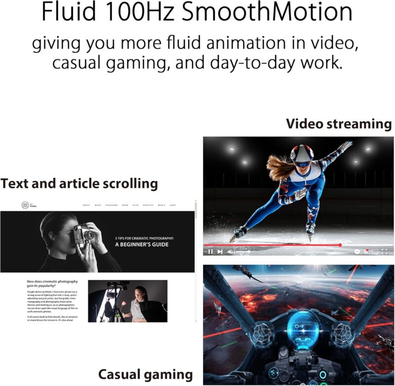 Asus VA24DQFR (24-inch FullHD Monitor, 100Hz, 1ms, Flicker Free)
