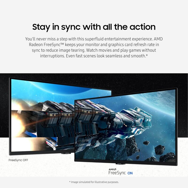Samsung Odyssey G5 G50D (27-inch QHD Gaming Monitor, Flicker Free, 1ms, 180Hz)