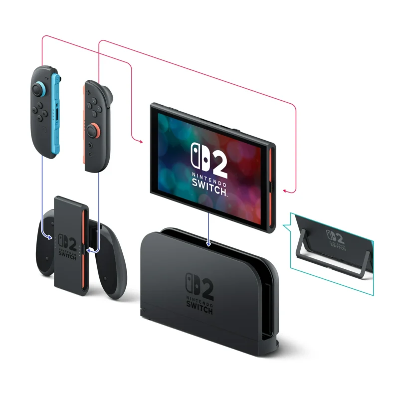 Nintendo Switch 2 + Mario Kart World Bundle (Latest Gen, Handheld Gaming Console, Full Game Download Included) – Soon