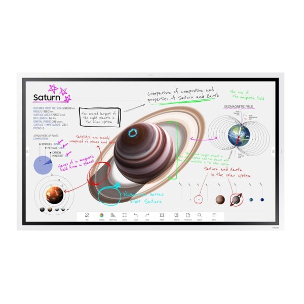 Samsung Interactive Pro WM55B (55-inch 4K UHD Interactive Display, 60Hz, Airplay 2)