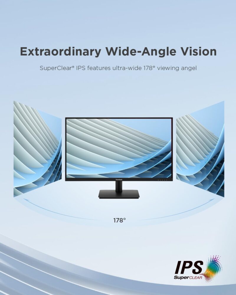ViewSonic VA270-H (27-inch Full HD Monitor, 1ms Response Time, 100Hz)
