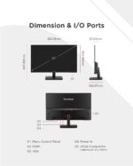 ViewSonic VA270-H (27-inch Full HD Monitor, 1ms Response Time, 100Hz)