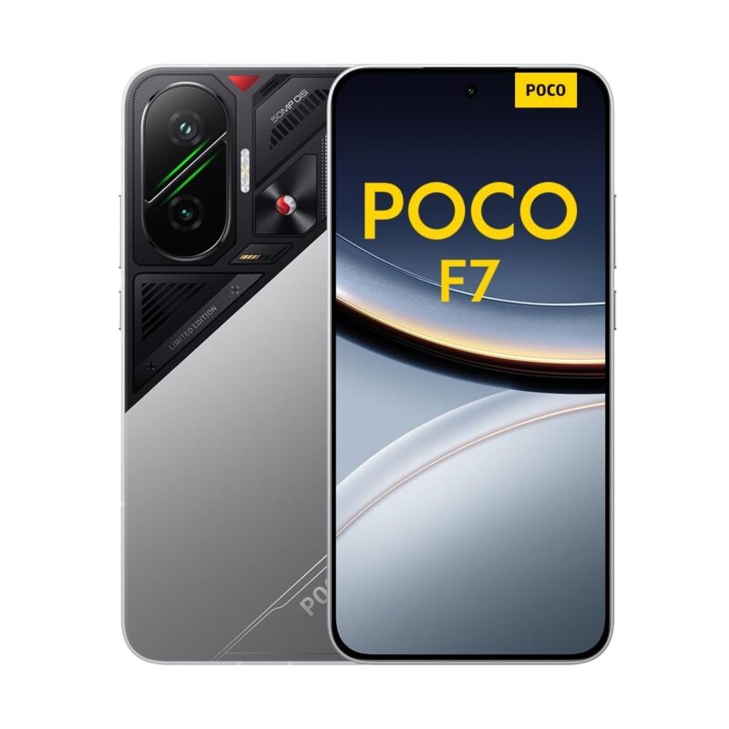 Poco F7 12GB/512GB (Qualcomm Snapdragon 8s Gen 4, 1.5K 120Hz Display, 90W HyperCharge, Global Version with 1 Year Warranty) – Soon
