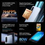 OnePlus Nord 5 12GB/512GB (Snapdragon 8s Gen3, 50MP Front and Back, Dual AI, 6.83-inch 144Hz AMOLED, 6800mAh)