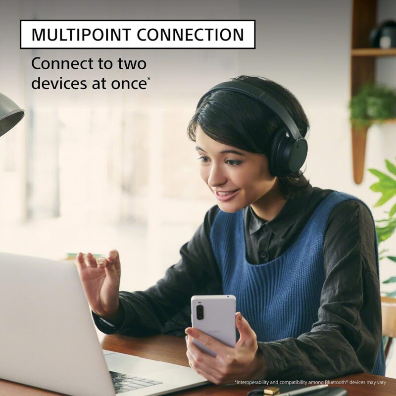 Sony WH-CH720N (Noise Cancelling Wireless Headphones, Built-in Mic, Quick Charging)
