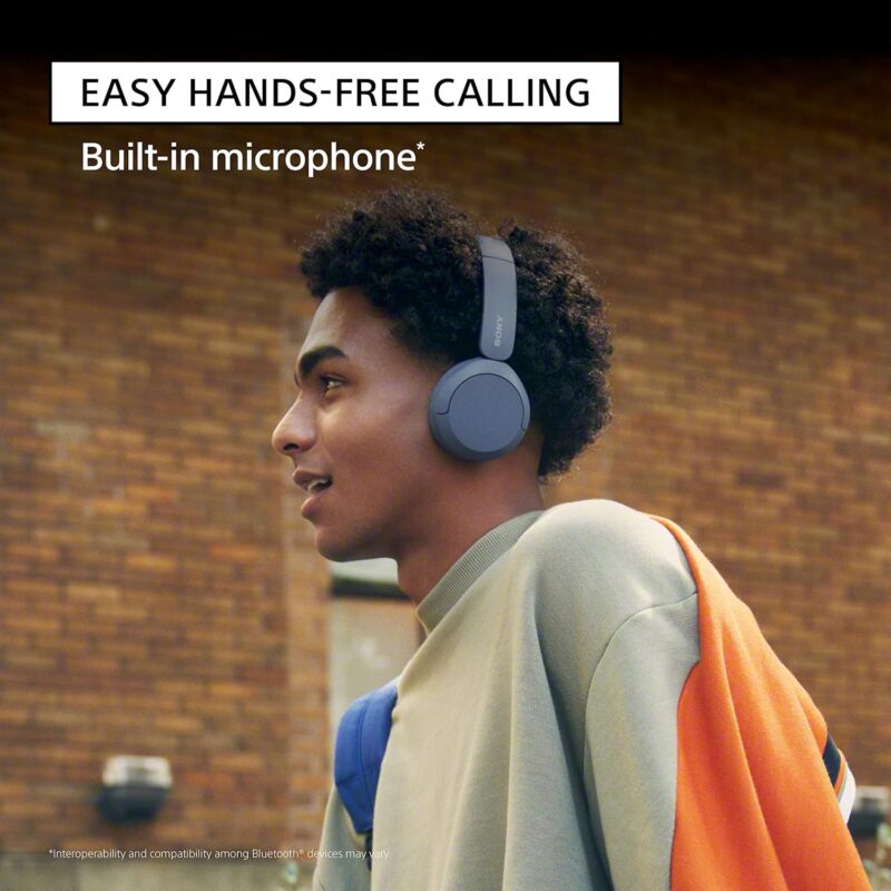 Sony WH-CH520 (Wireless Headphones, 50 Hours Battery Life, Quick Charging)