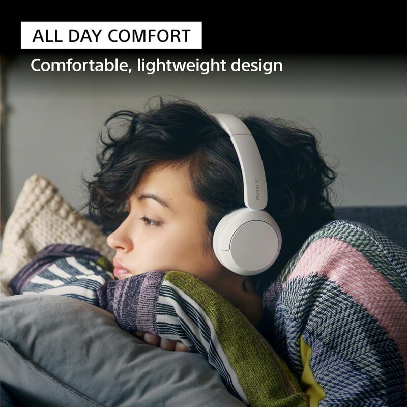 Sony WH-CH520 (Wireless Headphones, 50 Hours Battery Life, Quick Charging)