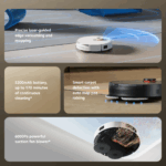 Xiaomi Robot Vacuum S20+ (Auto-Raising Mop & Smart Carpet Detection, 6000Pa Suction, LDS Laser Navigation, 170min Runtime)
