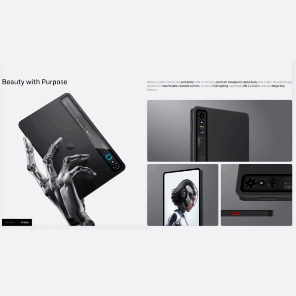 RedMagic Astra (Snapdragon 8 Elite Gaming Tablet, 9-inch 2.4K OLED, 8200mAh)