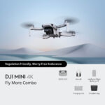 DJI Mini 4K Fly More Combo (4K UHD Drone Camera, Less than 249 g, 3-Axis Gimbal, 10km Video Transmission Range)