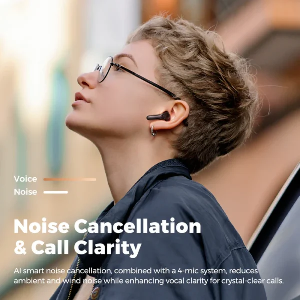 SoundPeats Air5 Lite (Semi-in-ear AI Wireless Noise Cancelling Earbuds with Hi-Res LDAC Audio) - Image 6