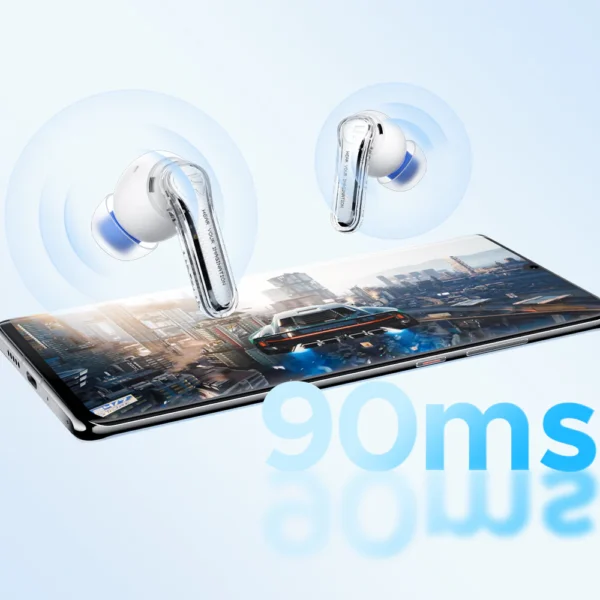SoundPeats Clear (See-through Earbuds, Dual Mic, 12mm Sound Driver) - Image 5